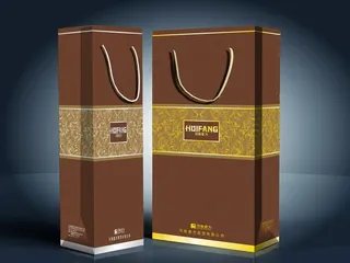 惠方酒业手提袋 （平面图）图片