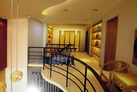 中式温馨客厅3dmax模型素材免费...