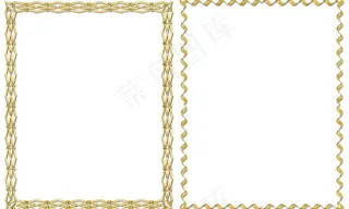 金色边框图片