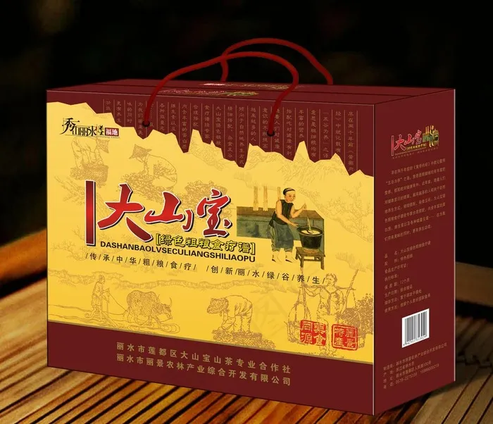 五谷包装图片cdr矢量模版下载