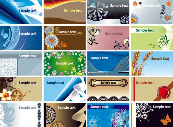 国外名片模板cdr矢量模版下载