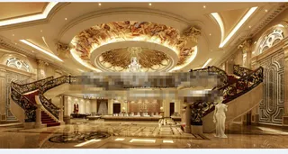 酒店大堂设计效果图设计素材