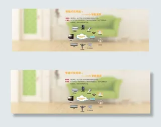 智能家居全屏海报