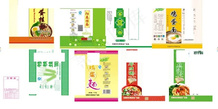 面包装图片cdr矢量模版下载