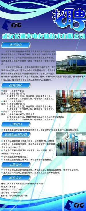 科技公司招聘海报图片