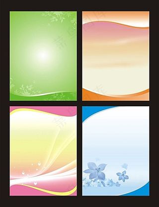 清新背景 展板背景