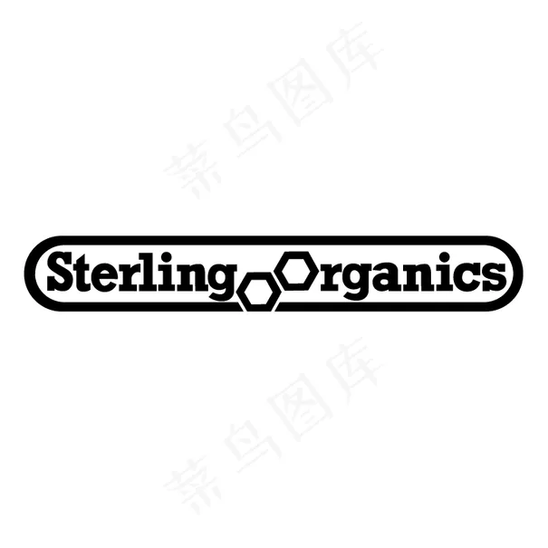 英镑的有机物eps,ai矢量模版下载
