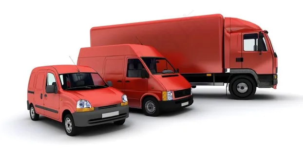 货车快递车图片