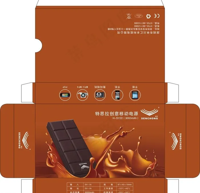 产品包装图片cdr矢量模版下载