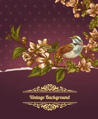 典雅的复古的背景设置为23