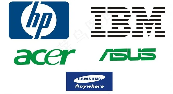 电脑logo图片cdr矢量模版下载