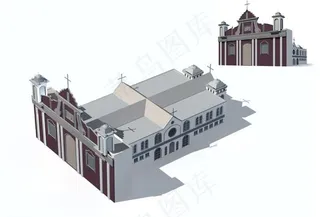 欧式建筑max map图片