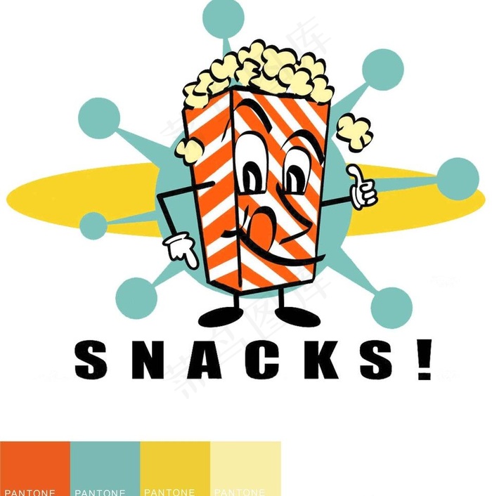 爆米花素材图片