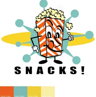 爆米花素材图片