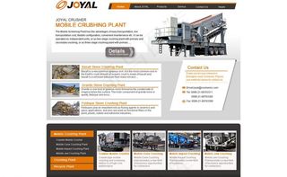 各种机械网站设计效果图片