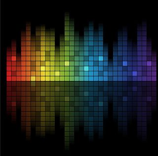 幻彩方格背景矢量素材图片