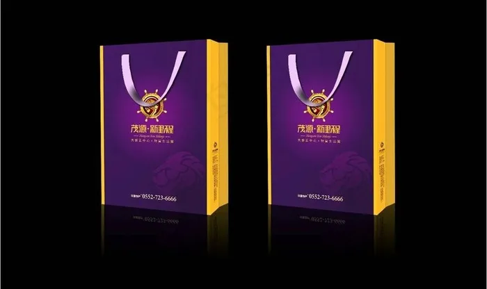 房地产物料手提袋设计图片ai矢量模版下载