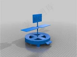 可打印的火星探险太空站
