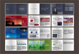 企业商务画册设计模板eps素材下载