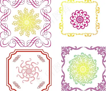 相框 花纹 画框图片