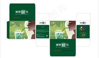 瘦康麦风茶叶盒子图片