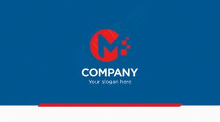 蓝色大气商务企业名片透明pvc名片...