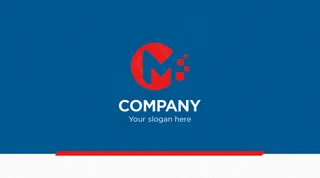 蓝色大气商务企业名片透明pvc名片...