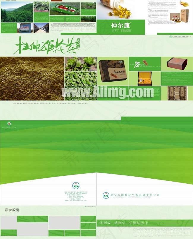 灵宝科技生态公司画册cdr矢量模版下载