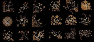 经典欧式花纹图片