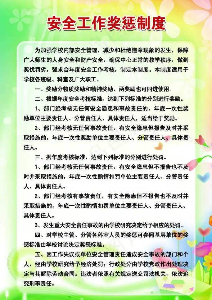 安全工作奖惩制度图片(1701X2551(DPI:72))psd模版下载