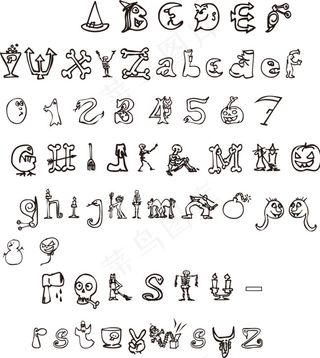 各类造型艺术字