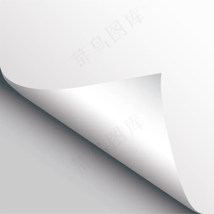 灰色翻纸灰色翻纸ai矢量模版下载