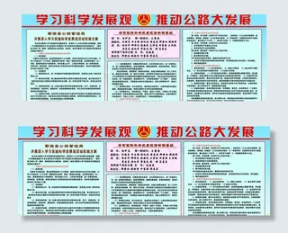 学习科学发展观推动公路大发展图版图...