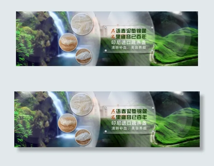 燕窝海报psd模版下载