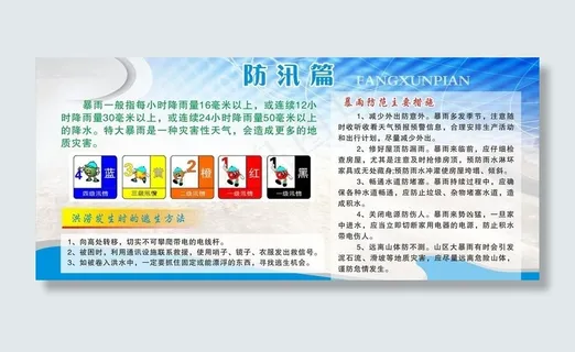 安全宣传一防汛篇图片