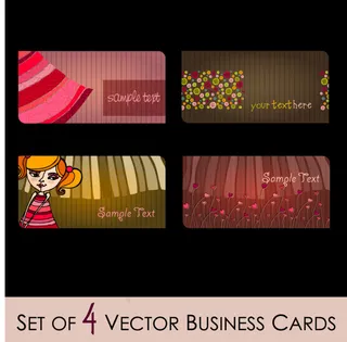 扁平化卡通名片