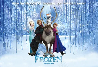 冰雪奇缘高清宣传海报设计psd素材下载