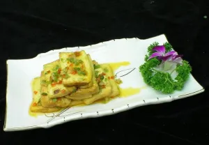 椒盐米豆腐图片