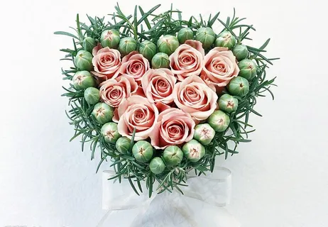 情人节母亲节爱心粉红康乃馨清新祝福...