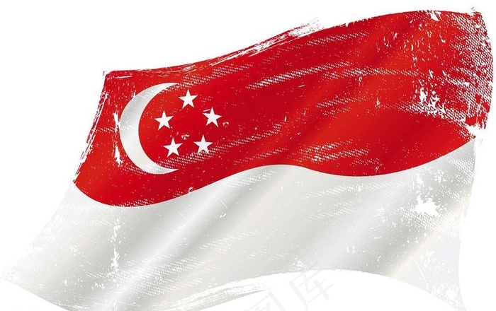 新加坡国旗图片eps,ai矢量模版下载