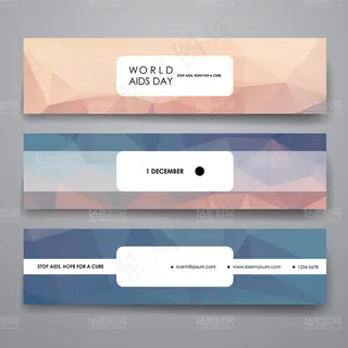 时尚条幅横幅设计矢量素材