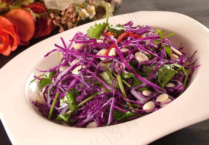 蔬菜色拉图片