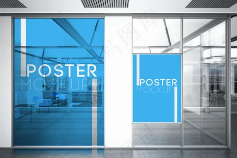 海报展示效果图