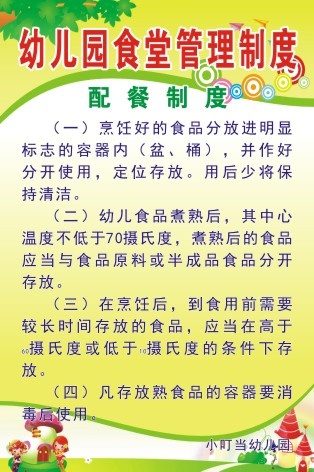 配  餐  制  度cdr矢量模版下载