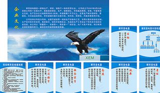 企业形象展示牌图片