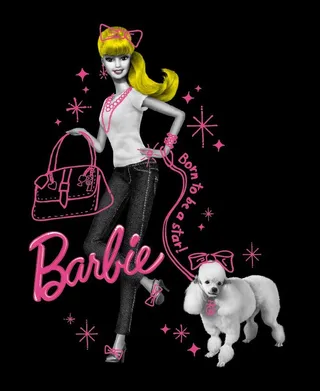 芭比印花图案图片