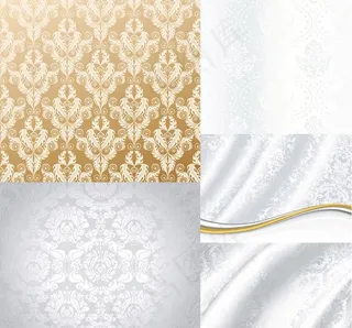 欧式花纹布纹矢量素材图片