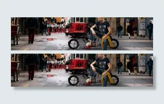 男装T恤全屏海报