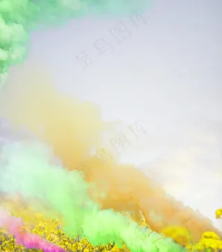 艳丽多彩渐变烟雾广告背景素材