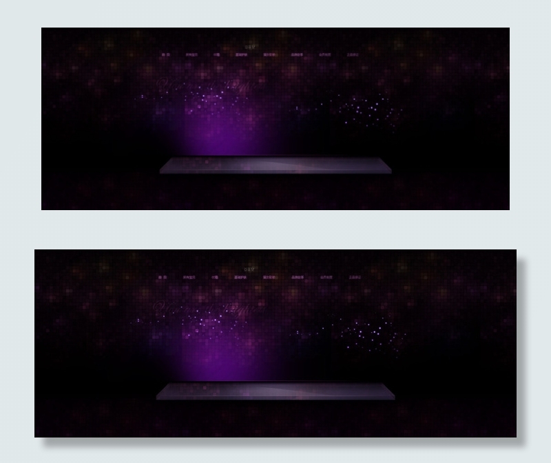 化妆品首页背景banner